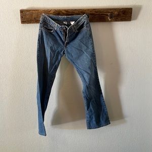 Vintage lucky  flare rancher jean, short length